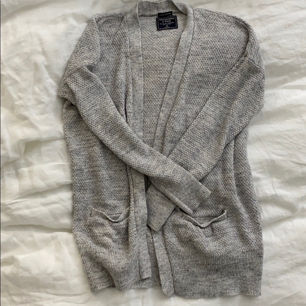 Long Grey Cardigan